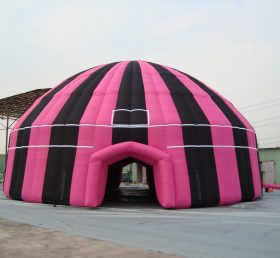 Tent1-370B Cúpula inflable rosa negro