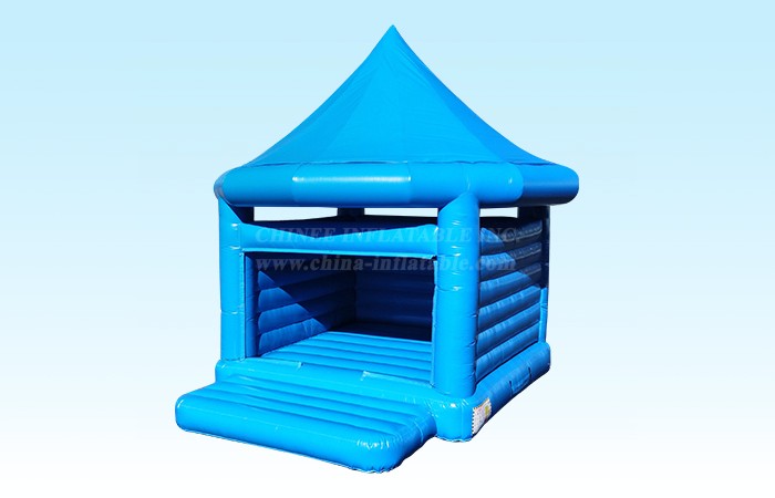 T2-3521B Blue Wedding Bouncy Castle