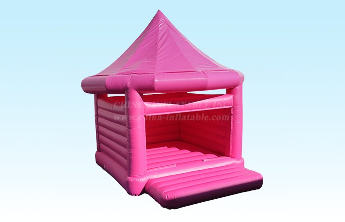 T2-3521C Rose Red Wedding Bouncy Castle