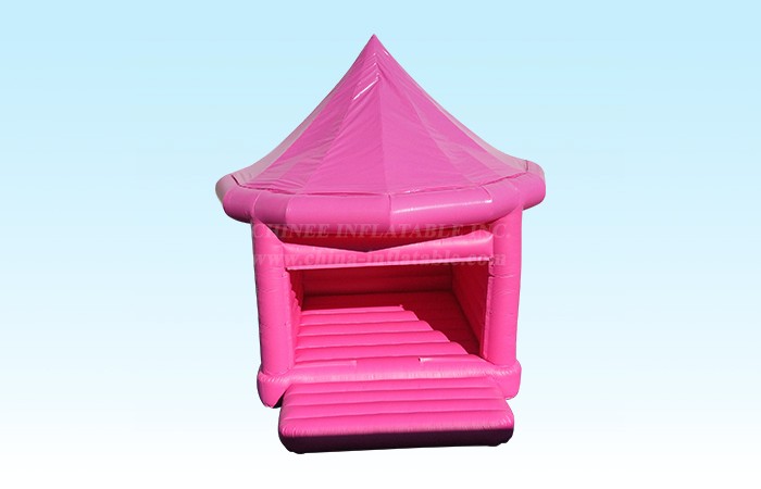 T2-3521C Rose Red Wedding Bouncy Castle