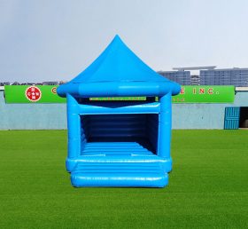 T2-3521B Castillo inflable de boda azul