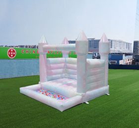 T2-3526 Castillo inflable de boda mixta con piscina