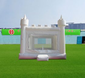 T2-3541 Castillo inflable de boda blanca