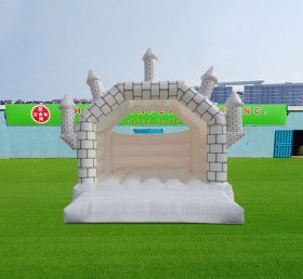 T2-3559 Castillo inflable de boda blanca