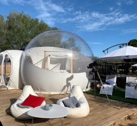 Tent1-5015 Tienda de camping tienda de burbujas inflable transparente para adultos