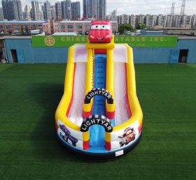 T8-347B Deslizamiento inflable del coche de Disney