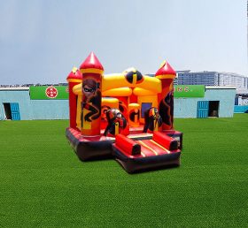 T2-4399 Castillo inflable del equipo Superman