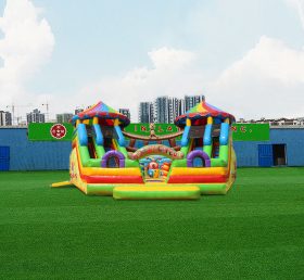 T6-849 Mono circo parque infantil inflable
