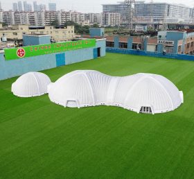 Tent1-4677 Gran sala de exposiciones de cúpula inflable