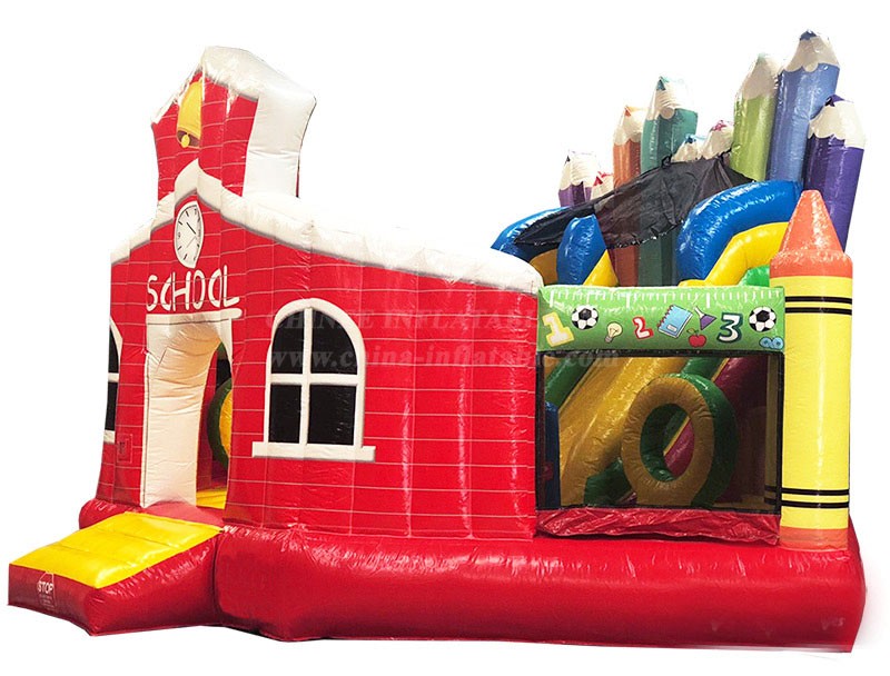T2-4391 School Combo Bouncy Castle