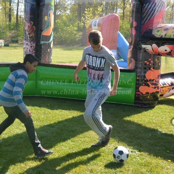 T11-3152 Graffiti Football Field