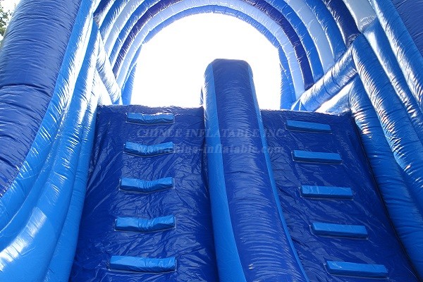 T8-4227 Blue Waterslide With Pool