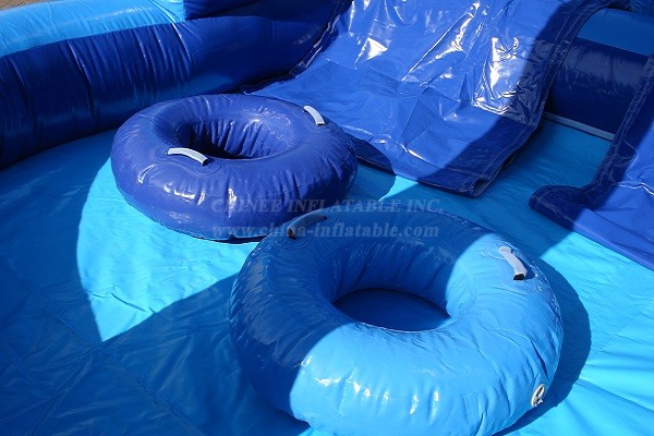 T8-4227 Blue Waterslide With Pool