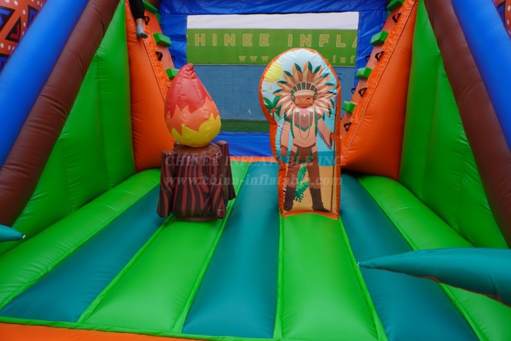 T2-4898 American Indian Bouncy Castle