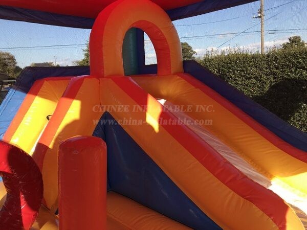 T2-4714 Big Head Santa Claus Bouncy Castle