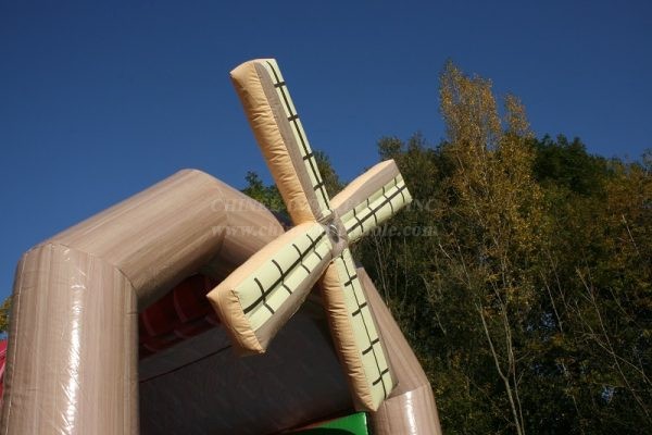 T2-4558 Farm Bouncy Castle With Slide