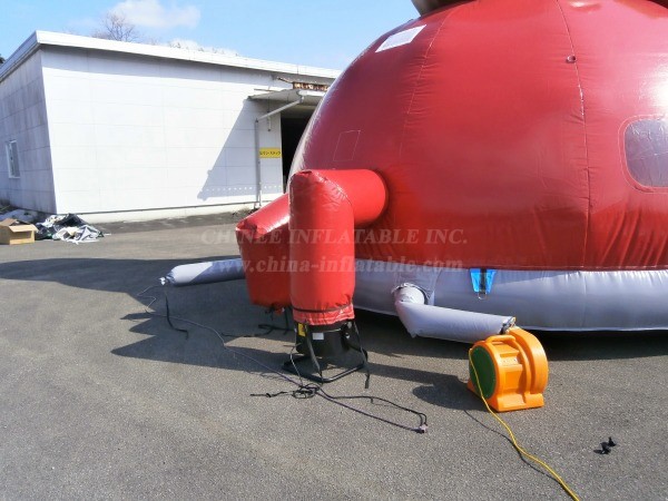 T2-4768 Bear Soldier Dome Bouncer