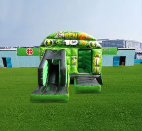 T2-4495 El castillo inflable del tobogán Ben 10