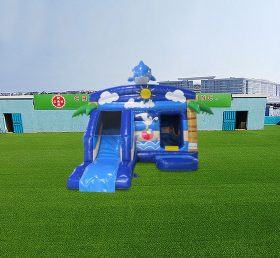 T2-4890 Combinación inflable de playa de Funhouse