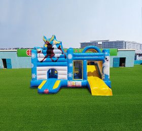 T2-4581 Castillo inflable congelado con tobogán