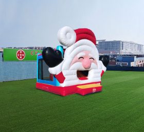 T2-4714 Gran castillo inflable de Santa Claus