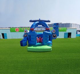 T2-4732 Castillo inflable de helicóptero