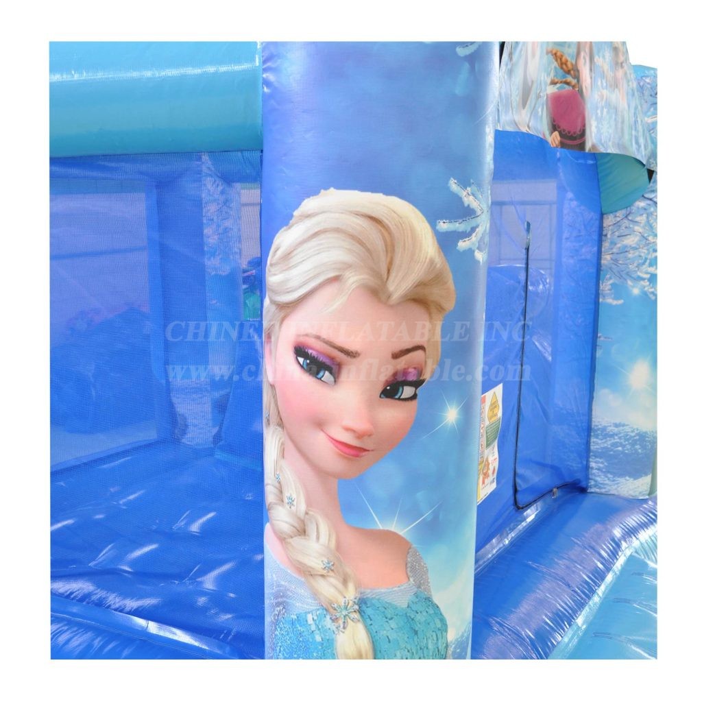 T2-4979 Disney Frozen Bounce House With Slide