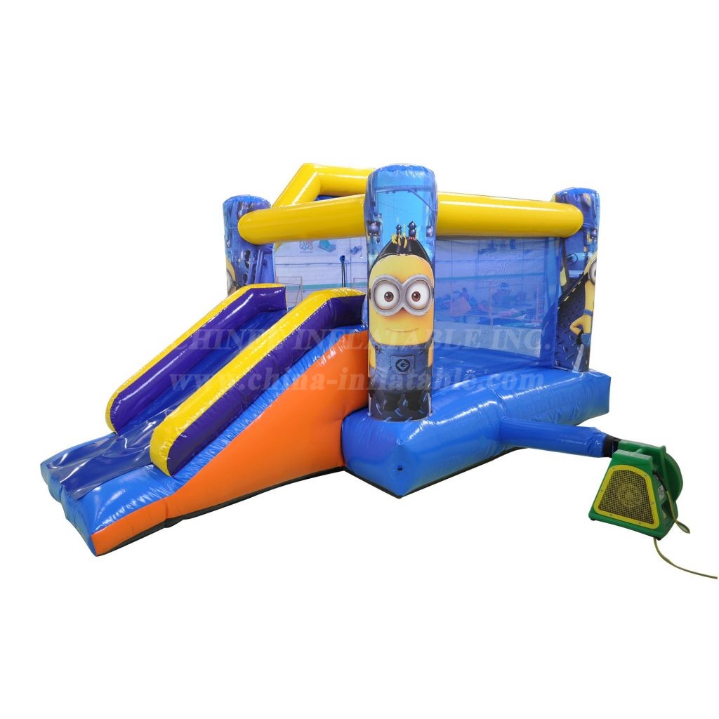 T2-4981 Minions Bounce House With Slide