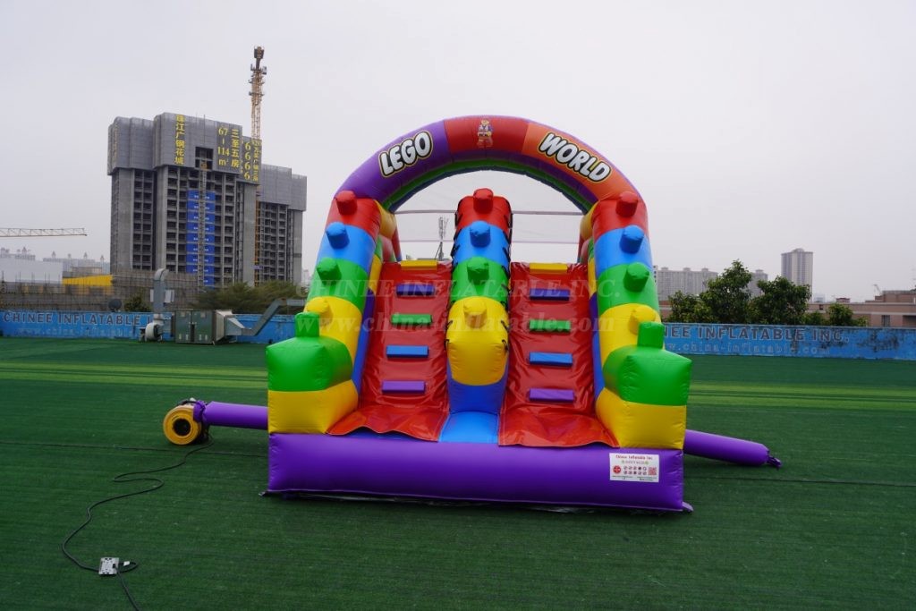 T8-164B Lego Inflatable Slide