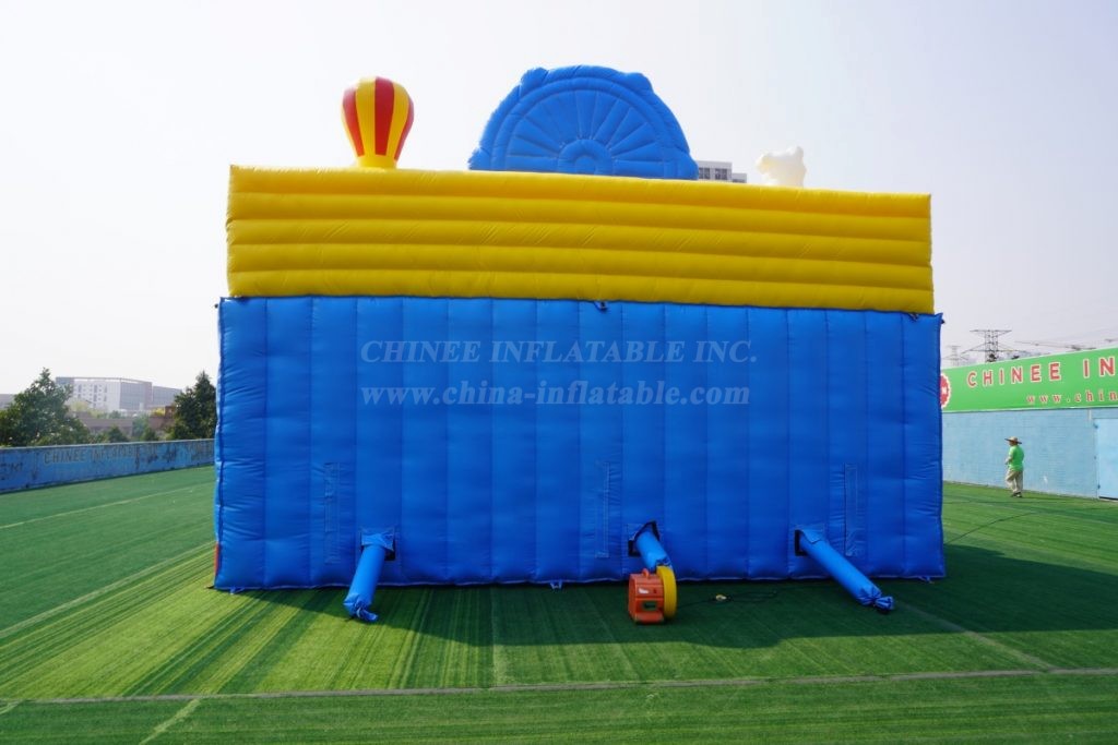 T6-803B Amazing Panda Circus Themed Inflatable Castle Playground