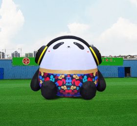 S4-619 Modelo de panda de dibujos animados inflable grande para la decoración de actividades