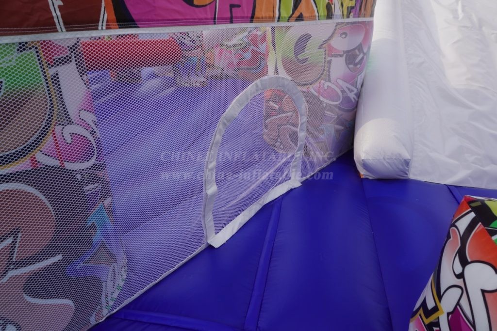 T2-495B Graffiti Style Bouncy Castle