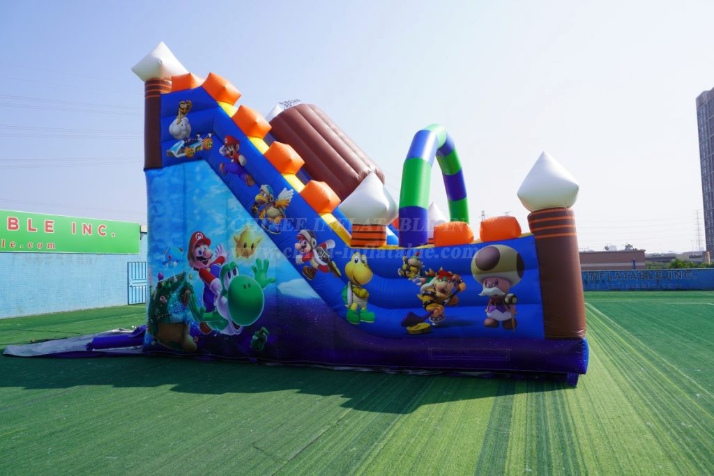 T8-1506D Super Mario Inflatable Slide