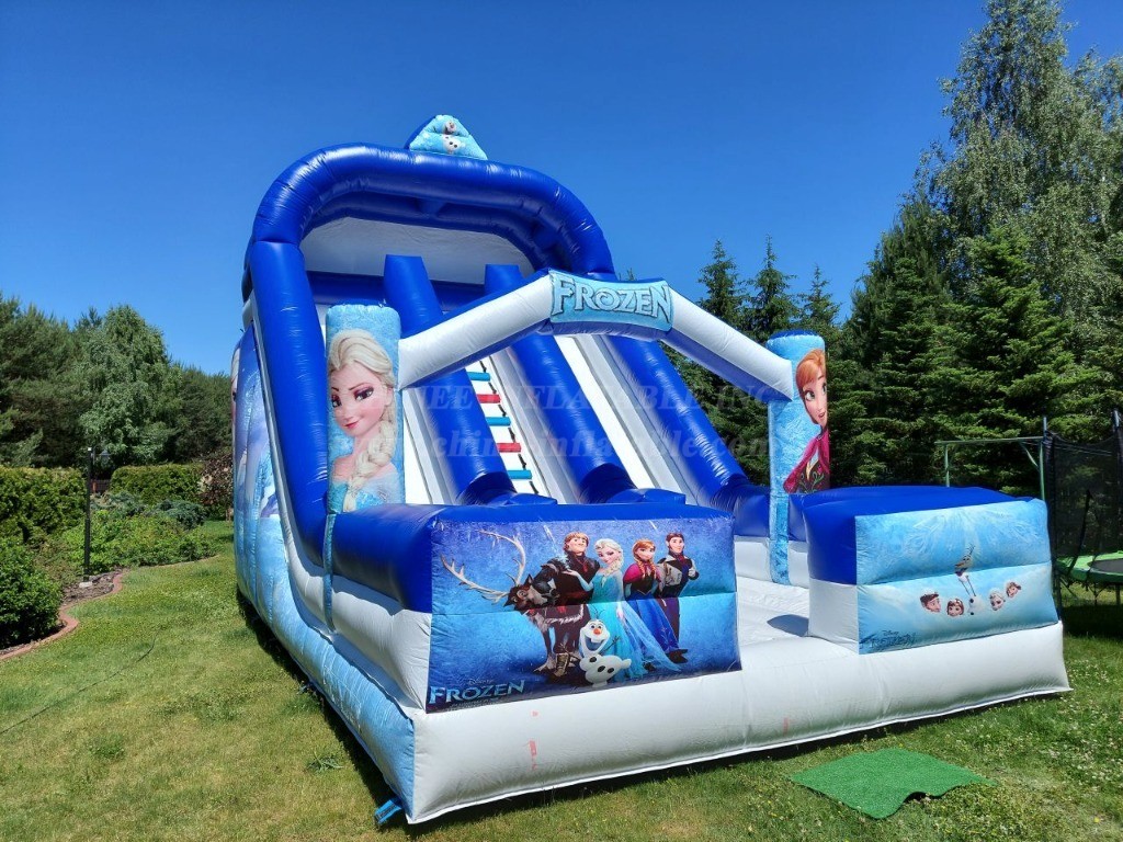 T8-4535 Frozen Inflatable Dry Slide