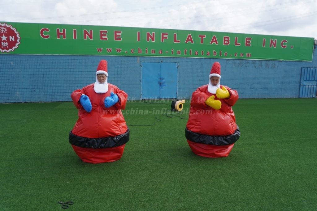 T11-661 Santa Claus Inflatable Sumo Suit