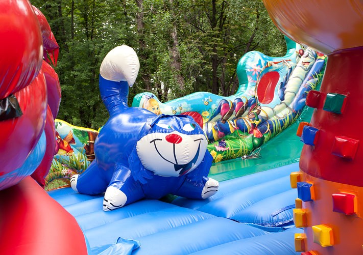 T6-1149 Bouncy Castle Alice in Wonderland
