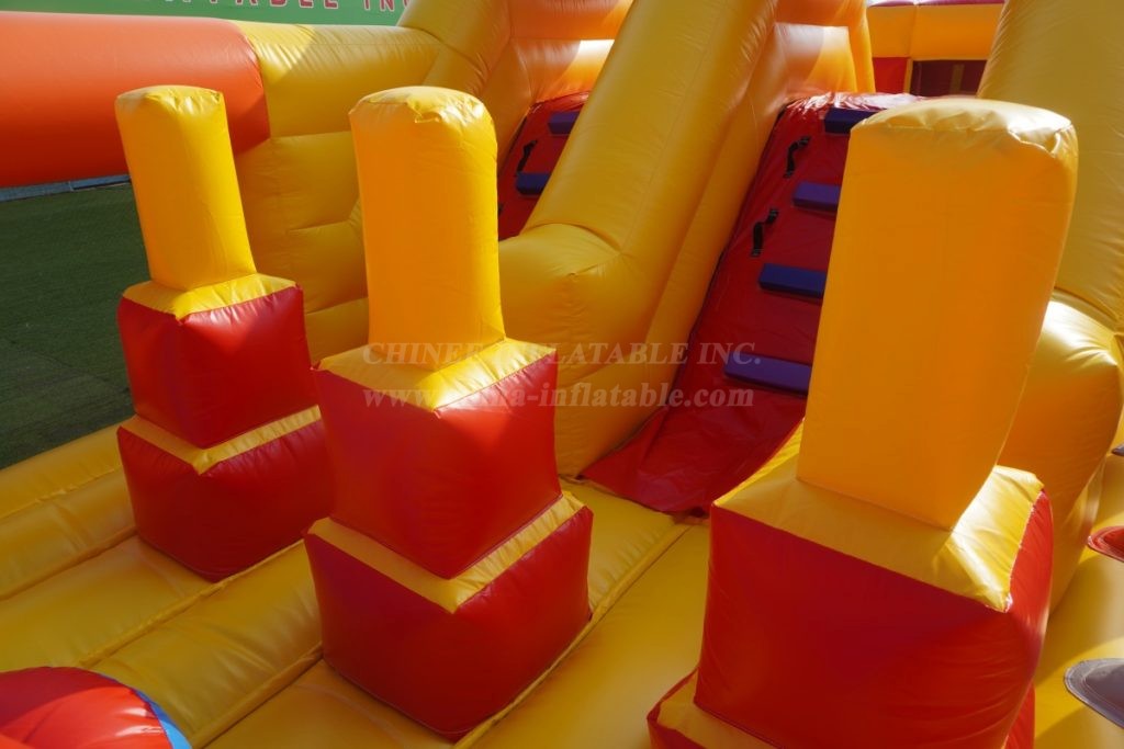 GF2-087 200m² Giant Inflatable Obstacle Course Park