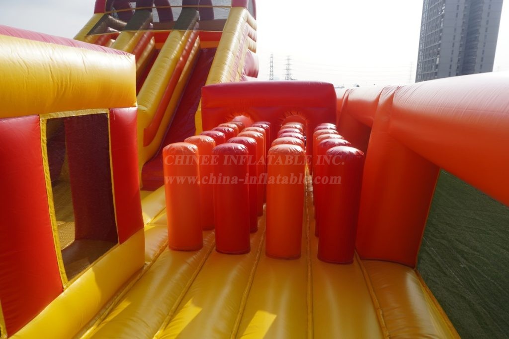 GF2-087 200m² Giant Inflatable Obstacle Course Park