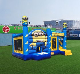 T2-7054 Castillo Hinchable Minions con Tobogán