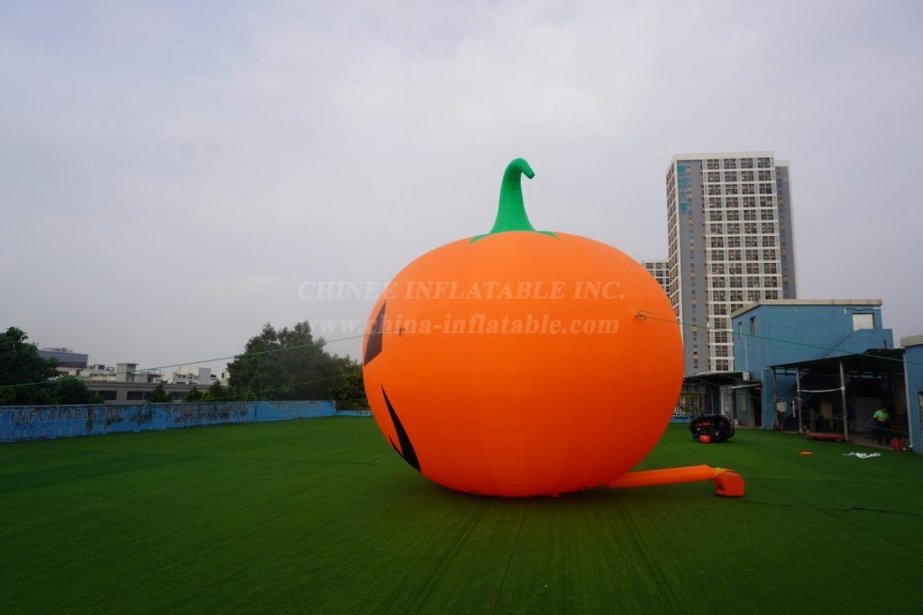 S4-814 Halloween inflatable pumpkin decoration with LED lights