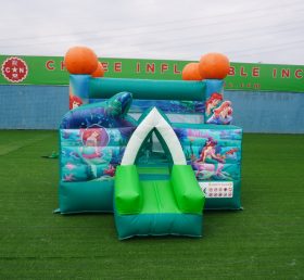 T2-009J Casa inflable con tema de sirena