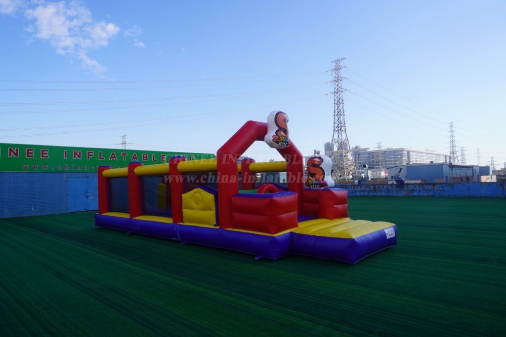 T7-568C Colorful Inflatable Obstacle Course