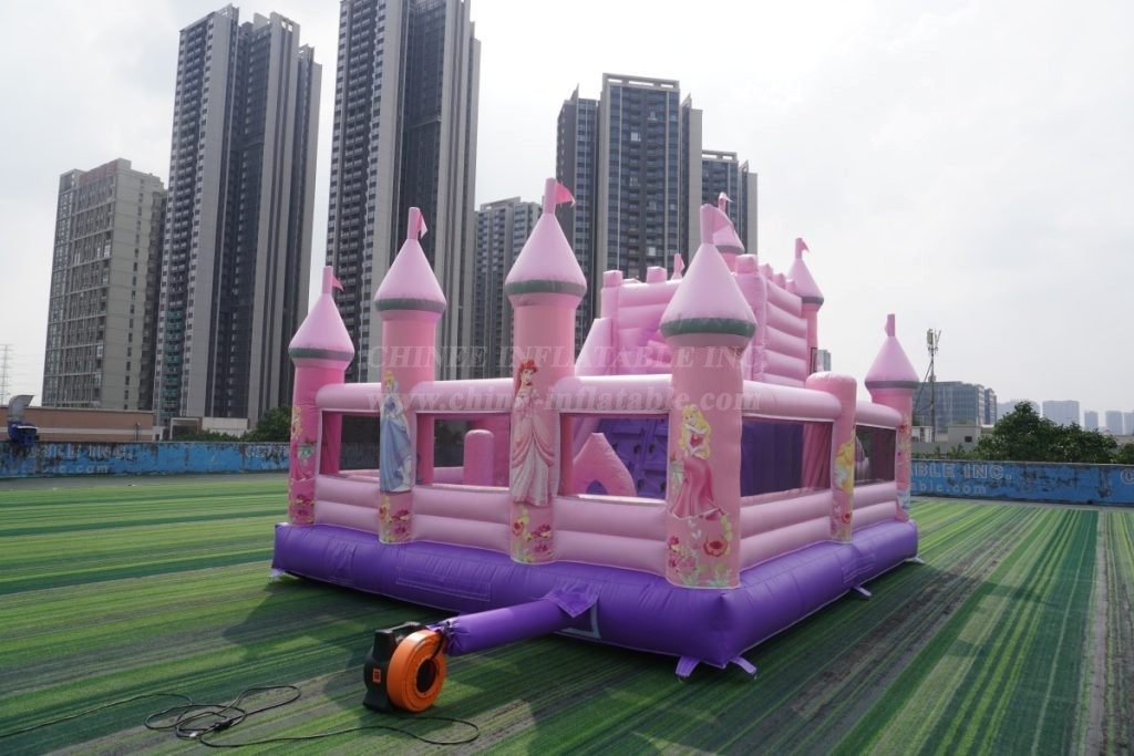 T2-8391 Princess Parties Inflatable Castles