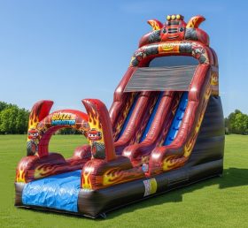 T8-8113 Blaze Monster Theme Inflatable D...
