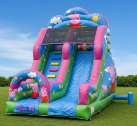 T8-8251 Peppa Pig Theme Inflatable Dry S...