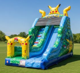T8-8266 Pokemon Theme Inflatable Dry Sli...