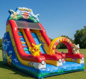 T8-8267 Pokemon Theme Inflatable Dry Sli...