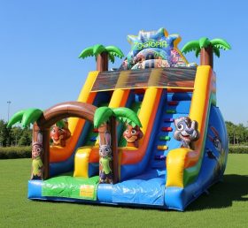 T8-8402 Zootopia Theme Inflatable Dry Sl...