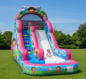 T8-8439 Dora Theme Inflatable Water Slid...