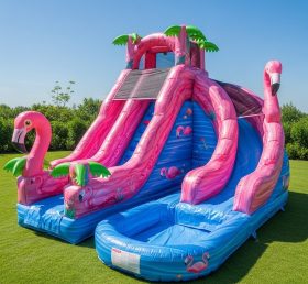 T8-8613 Flamingo Theme Inflatable Water ...